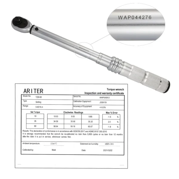 ARITER 1/4 3/8 1/2 Square Drive Torque Wrench 0.5-350N.m Accuracy 3% Car Bike Repair Hand Tools Spanner Two-way Ratchet Key - Image 4